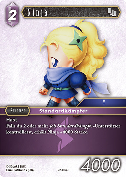 Final Fantasy Opus 22-083 C Ninja Blitz