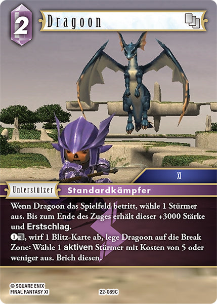 Final Fantasy Opus 22-089 C Dragoon Blitz