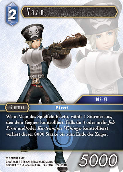 Final Fantasy Opus 22-094 C Vaan Wasser