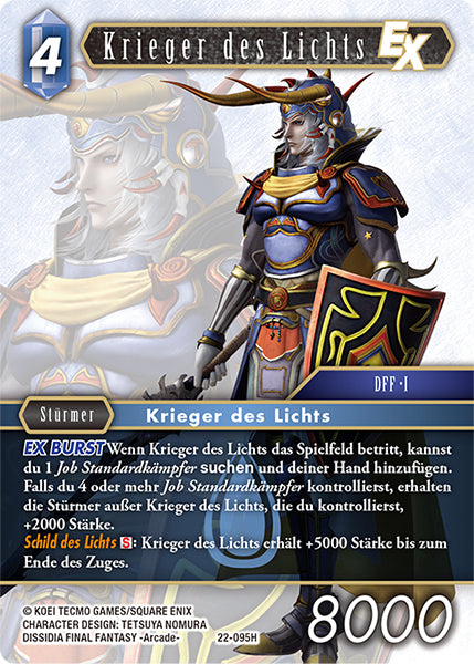 Final Fantasy Opus 22-095 H Krieger des Lichts Wasser