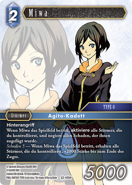 Final Fantasy Opus 22-105 H Miwa Wasser