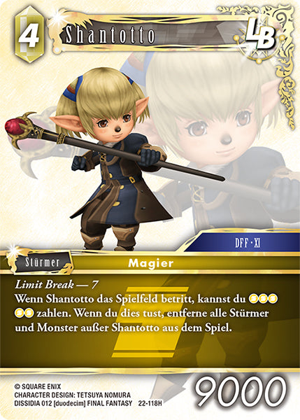 Final Fantasy Opus 22-118 H Shantotto LB Erde