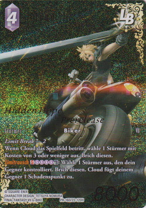 Final Fantasy Opus 22-120 H Cloud LB Blitz