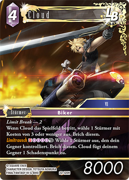 Final Fantasy Opus 22-120 H Cloud LB Blitz