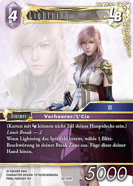 Final Fantasy Opus 22-121 R Lightning LB Blitz