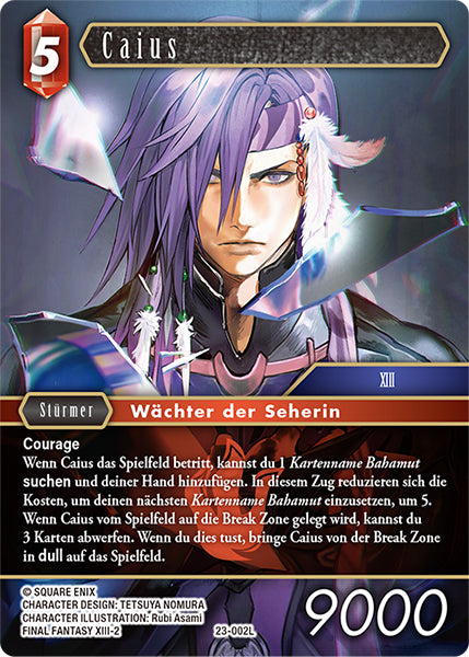Final Fantasy Opus 23-002 L Caius Feuer