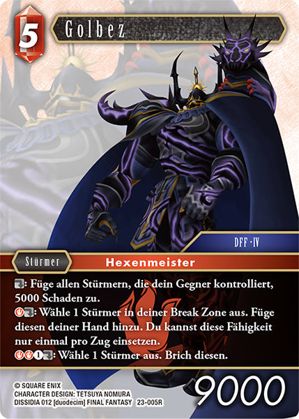 Final Fantasy Opus 23-005 R Golbez Feuer