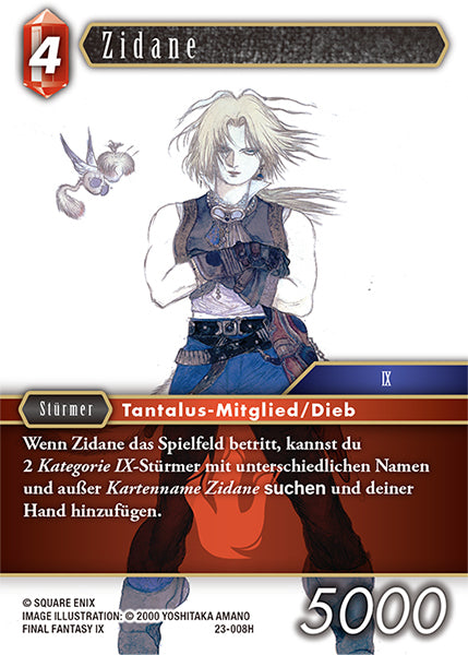 Final Fantasy Opus 23-008 H Zidane Feuer