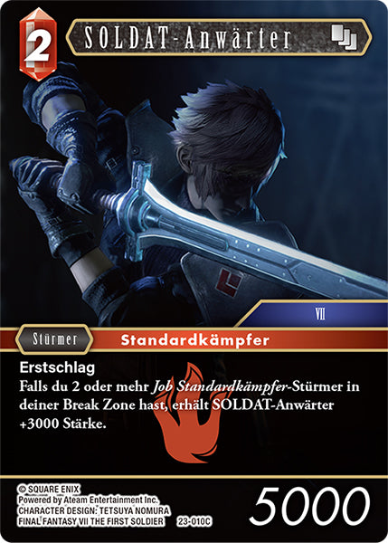 Final Fantasy Opus 23-010 C SOLDAT-Anwärter Feuer