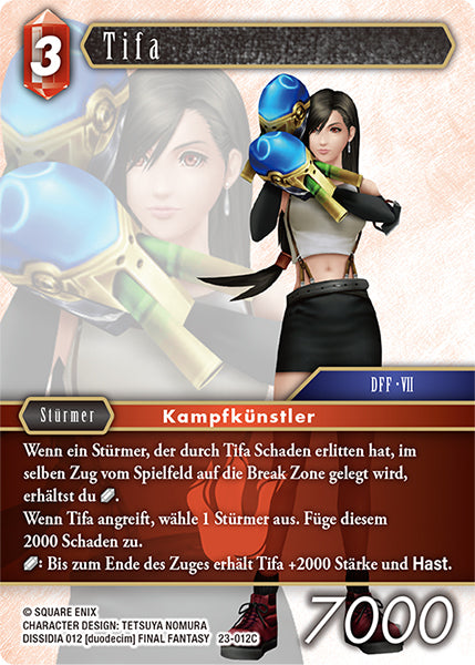 Final Fantasy Opus 23-012 C Tifa Feuer