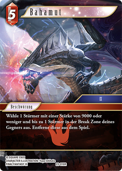 Final Fantasy Opus 23-016 R Bahamut Feuer