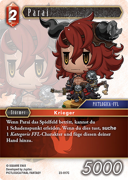 Final Fantasy Opus 23-017 C Parai Feuer