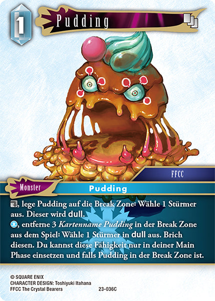 Final Fantasy Opus 23-036 C Pudding Eis
