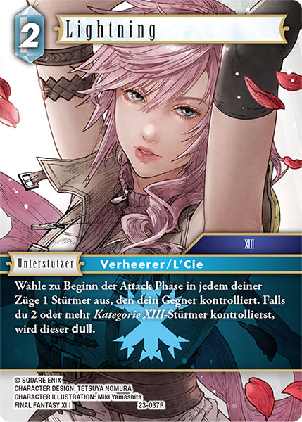 Final Fantasy Opus 23-037 R Lightning Eis