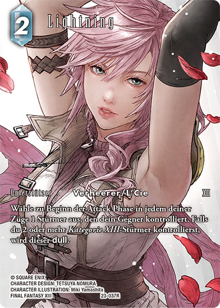 Final Fantasy Opus 23-037 R Lightning Eis