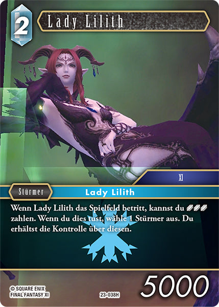 Final Fantasy Opus 23-038 H Lady Lilith Eis