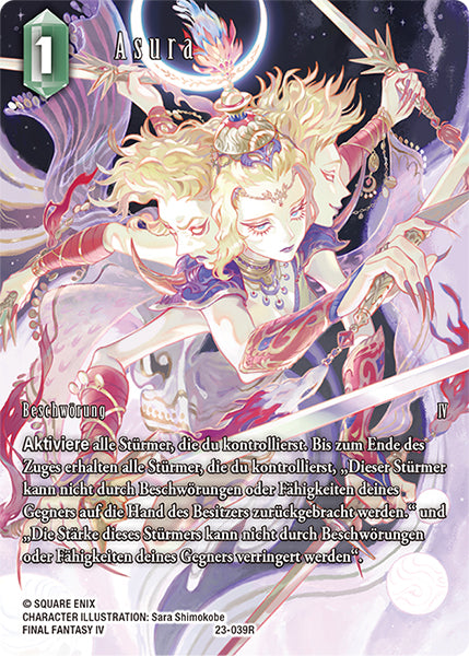 Final Fantasy Opus 23-039 R Asura Wind