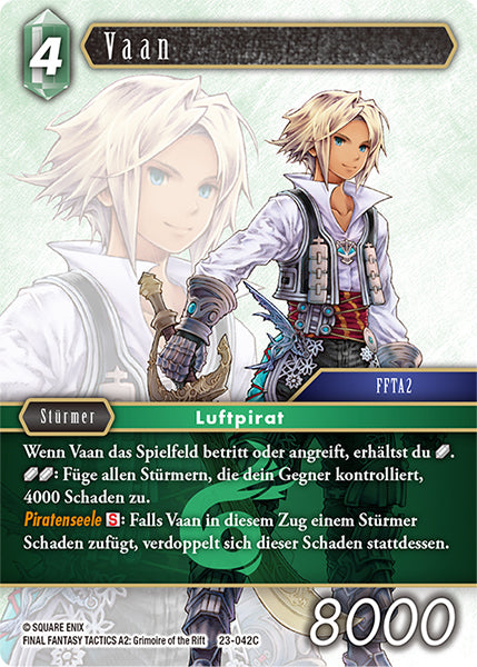 Final Fantasy Opus 23-042 C Vaan Wind