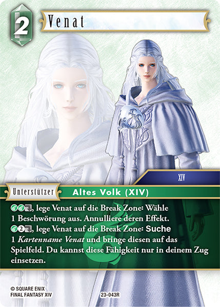 Final Fantasy Opus 23-043 R Venat Wind