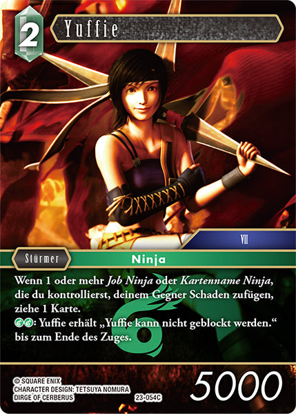 Final Fantasy Opus 23-054 C Yuffie Wind