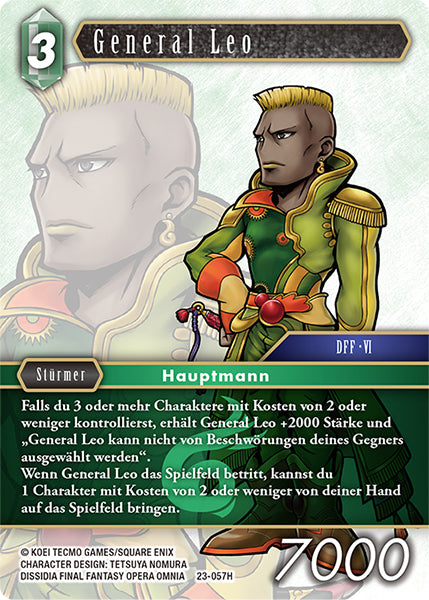 Final Fantasy Opus 23-057 H General Leo Wind