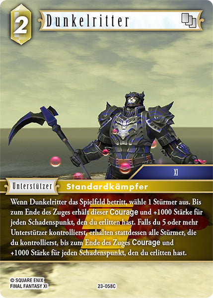 Final Fantasy Opus 23-058 C Dunkelritter Erde