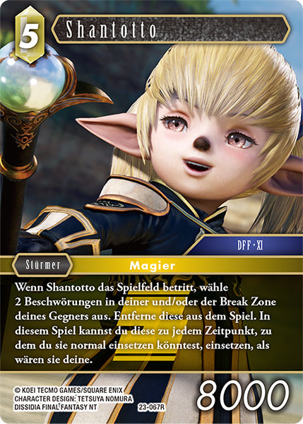 Final Fantasy Opus 23-067 R Shantotto Erde
