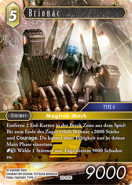 Final Fantasy Opus 23-072 C Brionac Erde