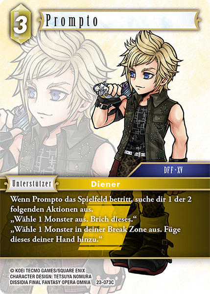 Final Fantasy Opus 23-073 C Prompto Erde