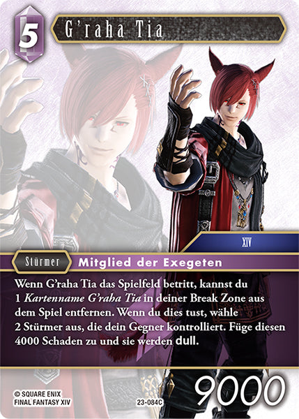 Final Fantasy Opus 23-084 C G'raha Tia Blitz