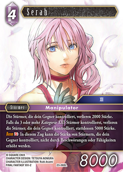 Final Fantasy Opus 23-088 L Serah Blitz