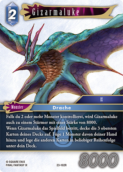 Final Fantasy Opus 23-102 R Gizarmaluke Wasser