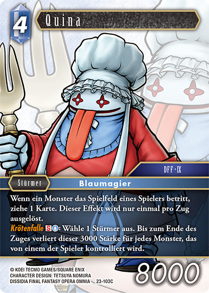 Final Fantasy Opus 23-103 C Quina Wasser