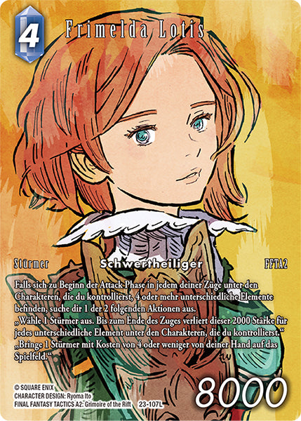 Final Fantasy Opus 23-107 L Frimelda Lotis Wasser