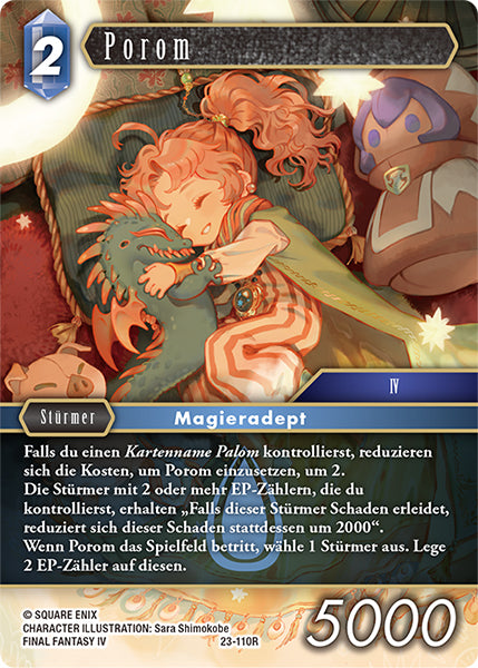 Final Fantasy Opus 23-110 R Porom Wasser