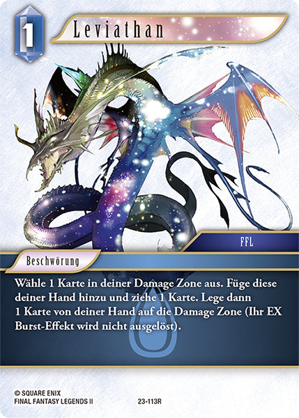 Final Fantasy Opus 23-113 R Leviathan Wasser