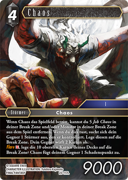 Final Fantasy Opus 23-117 L Chaos Dunkel