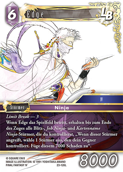 Final Fantasy Opus 23-126 L Edge LB Blitz