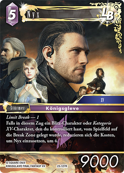 Final Fantasy Opus 23-127 R Nyx LB Blitz