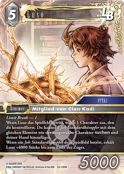 Final Fantasy Opus 23-130 H Luso LB Licht