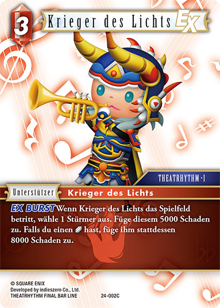 Final Fantasy Opus 24-002 C Krieger des Lichts Feuer