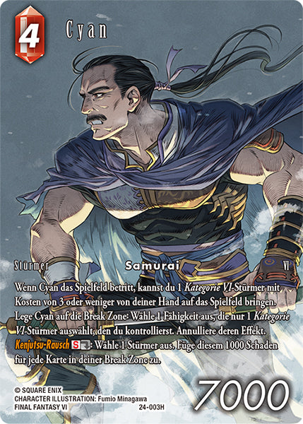 Final Fantasy Opus 24-003 H Cyan Feuer
