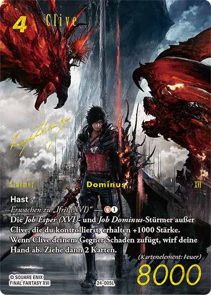 Final Fantasy Opus 24-005 L Clive Feuer