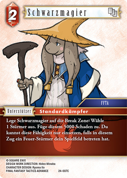 Final Fantasy Opus 24-007 C Schwarzmagier Feuer