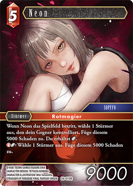 Final Fantasy Opus 24-013 R Neon Feuer