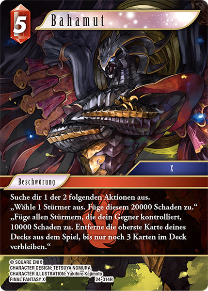 Final Fantasy Opus 24-014 H Bahamut Feuer