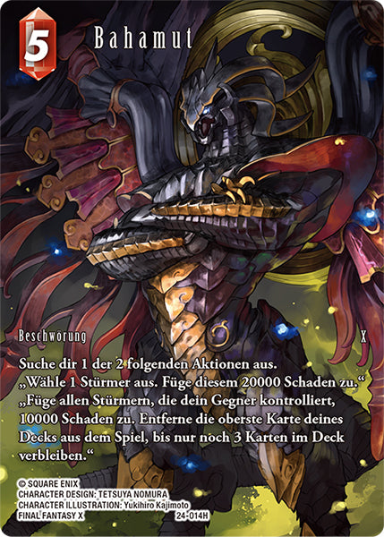 Final Fantasy Opus 24-014 H Bahamut Feuer
