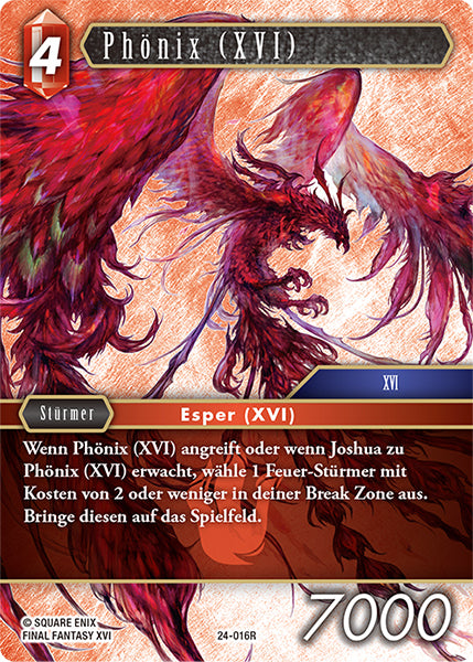 Final Fantasy Opus 24-016 R Phönix (XVI) Feuer