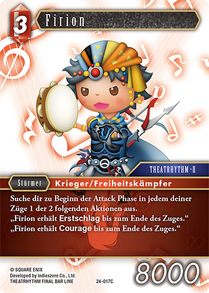 Final Fantasy Opus 24-017 C Firion Feuer
