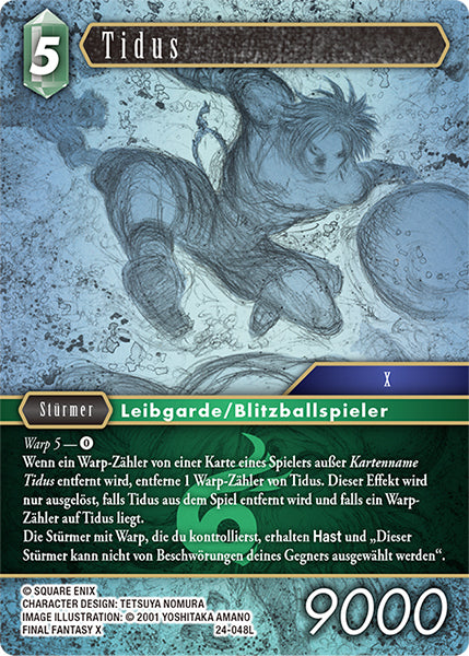 Final Fantasy Opus 24-048 L Tidus Wind